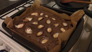 Creme egg brownies | Photo: Charlotte Reid